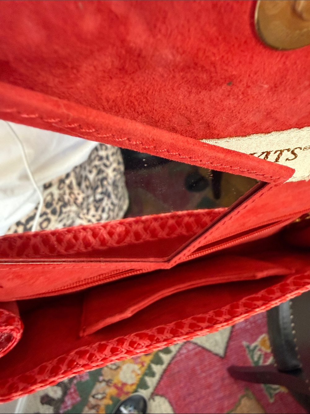 Eric Javits Coral Woven Crossbody with Gold Starfish Accent - Picture 6 of 8